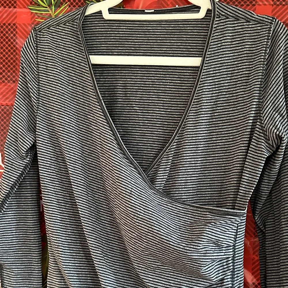 Lululemon Sunset Salutation Striped Long Sleeve Top